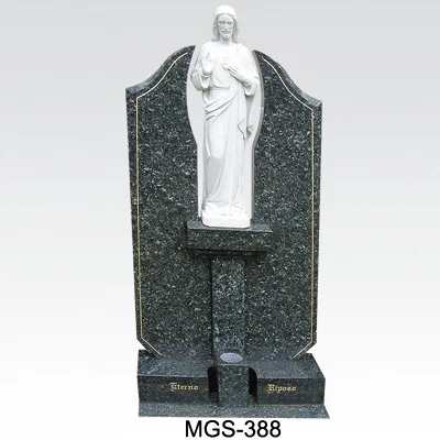 Australia Nuova Zelanda Granite Tombstone Gravestone Monument lapide con Gesù Statua per il cimitero