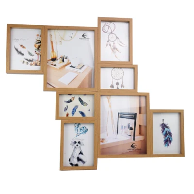 Nuova cornice fotografica MDF Paper Wrap per più foto