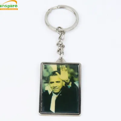  Portachiavi promozionale personalizzato in lega di zinco e metallo per cornice fotografica Souvenir regalo