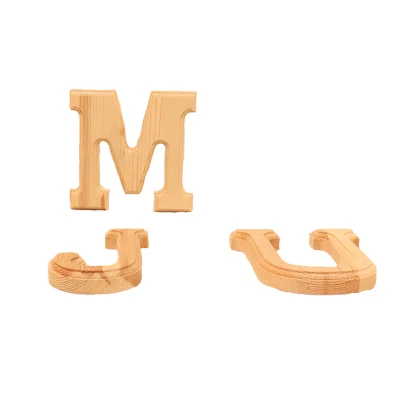 Prezzo basso Vendita a caldo legno/legno muro Hanging decorazione alfabeto lettere