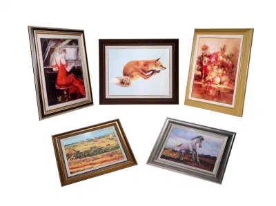New Design Creative White Artwork Photo Frame