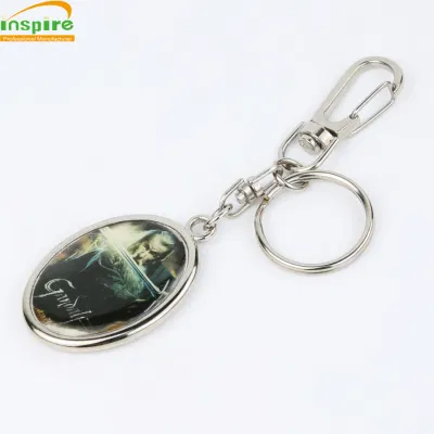Portachiavi promozionale personalizzato in lega di zinco e metallo per cornice fotografica Souvenir regalo