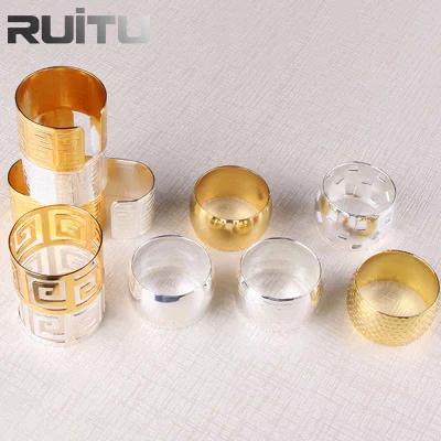 Banchetto nuziale a forma di foglia buffet catering Party Luxury Table Top Tissue Gold supporto carta legno Stand Ristorante Royal Tissue Golden Supporto