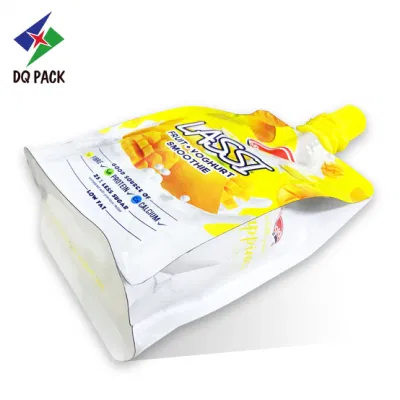 DQ Pack Cina confezionamento bevande sacchetti di plastica per alimenti liquido Confezione crema DOYPACK con beccuccio