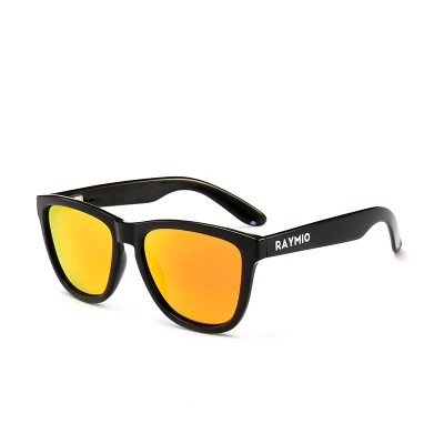 PC Gradient oversize Full Frame grande telaio Tempio Chunky con Occhiali da sole Metal Accent Fashion