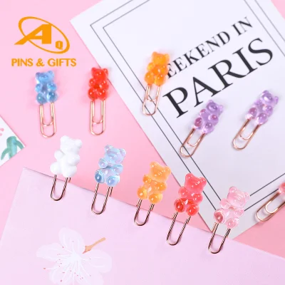 Promozione produzione regalo personalizzata acciaio inox metallo Segnalibro plastica carta Fermo