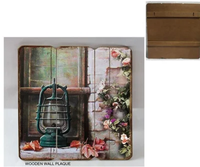 Elegante legno rifinitura Brand Plaque in legno Home / Love tema decorazione serie