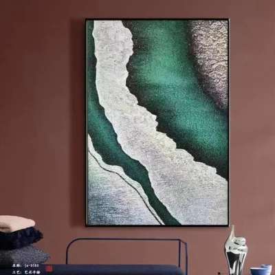 Grandi dipinti ad olio d&prime;arte astratta 3D dipinti a mano per decorazione