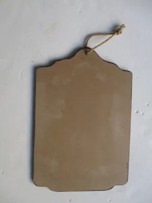 Regalo promozionale Creative decorazione domestica 5 termini mortali placca scolpita MDF e placca da parete in legno