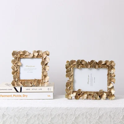 Foto in resina fatta a mano Apricot Ginkgo ornamento decorazione immagine promozionale regalo Telaio