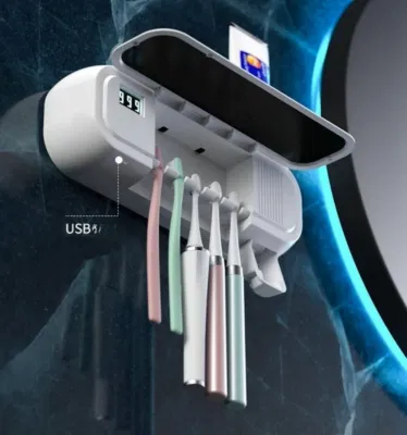 Premium Quality Home bagni Tendy spazzolino UV a parete igienizzatore Ripiano