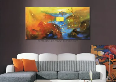 Pittura a olio Handmade astratta su tela di canapa fatta in Cina