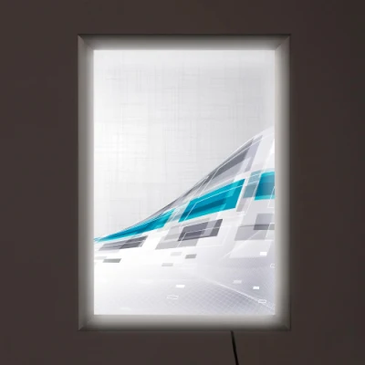 Telaio luminoso a LED &quot;semplice&quot;, su un lato, A3