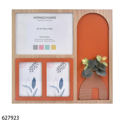 Cornice fotografica in legno antico per Home Deco