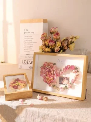 Calendario Display Case Floating Picture Shadow Box Wood Photo Frame