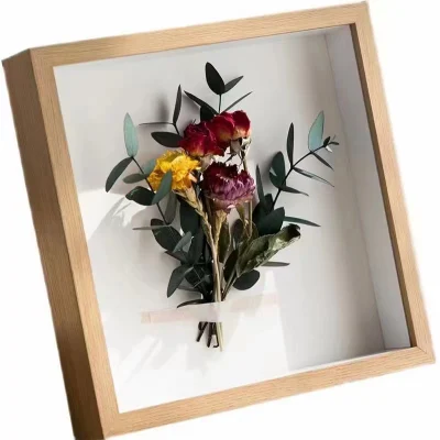 Calendario Display Case Floating Picture Shadow Box Wood Photo Frame