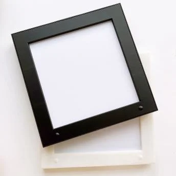 Cornice da 8X8inch Border Design Showcase Full Photo Black White resina