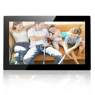  Cornice fotografica digitale con touch screen da 18,5&quot; con montaggio a parete