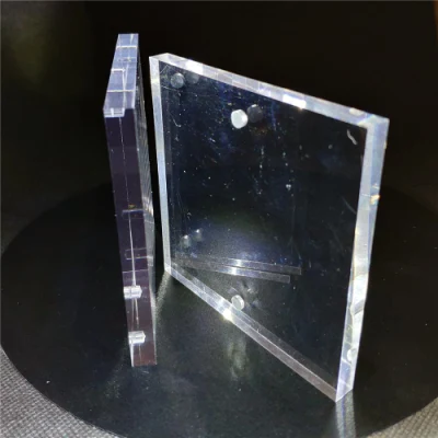 Porta biglietti da visita personalizzati con cornice fotografica magnetica in acrilico trasparente