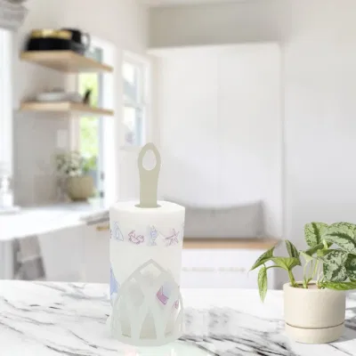 Nuovo design ferro da stiro metallo cucina stoccaggio carta tissue rack piano tavolo Supporto per rotolo di tovagliolo in piedi