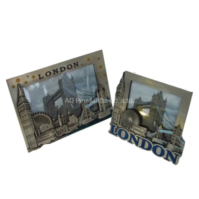 Vendita all&prime;ingrosso Natale Logo Natale regali metallo Picture Photo Frame (50)
