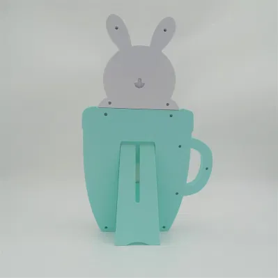 Carino Rabbit 4&quot;X6&quot; Plastic Picture Stand Mixtile Baby Photo Frame