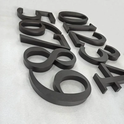 Factory Metal Outdoor Steel 3D segno del numero civico