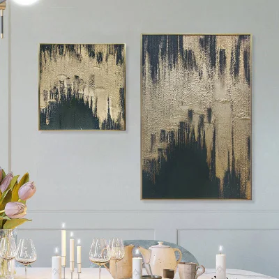 Nordic Abstract Vintage Canvas Picture Hanging Wall decorazione cornice in alluminio Dipinti ad olio