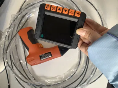 Endoscopio video portatile con sonda da 3,9 mm, tubo a serpente da 5 m, display da 3.5′ ′, impermeabile IP67