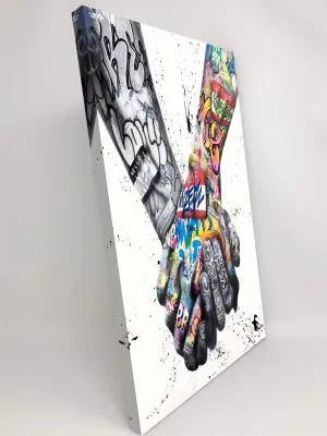 Street Wall Art Graffiti tela pittura incorniciata decorazioni a parete Per soggiorno