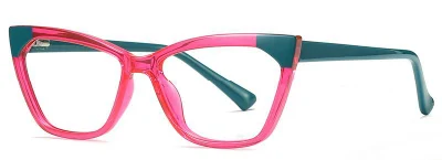 Forma piccola degli occhi Cat con tempie corte Candy Solid E Crystal Colour assortiti stock TR90 Donne Cornici ottiche