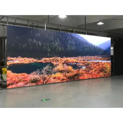 Esterni interni P3.91 Rental LED Display Pannelli LED evento matrimonio Visualizzazione LED della conferenza in fase di presentazione