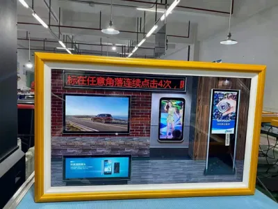 Video elettronico Pubblicità Android WiFi LCD Digital Photo Frame Con retina di verniciatura ad olio opaco antiriflesso