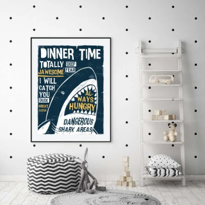 Fonte fabbrica personalizzata Elementsdecoration muratura pittura con cornice Bambini Muro di stampa in tela della stanza