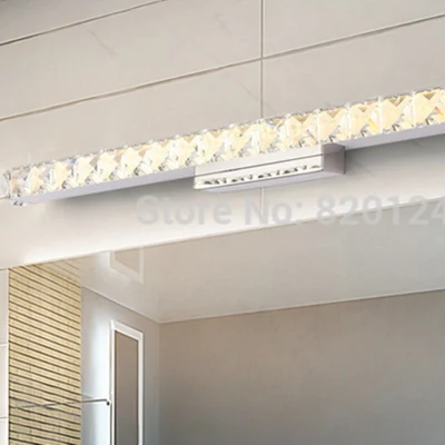 Moderno specchio LED, illuminazione a parete in cristallo, lavandino in stile industriale Luce (WH-MR-65)