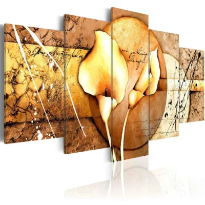 Canvas Painting Orchid Flower Posters e stampe moderne Abstract Wall Decorazione d&prime;arte