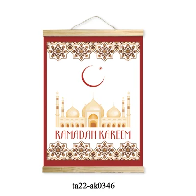 Tela Stampa rotolo Islamico tema musulmano Design muro Hanging decorazione
