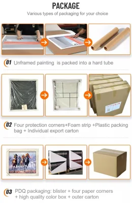 Commercio all&prime;ingrosso Custom Candle Light LED Canvas Pittura Wall Art