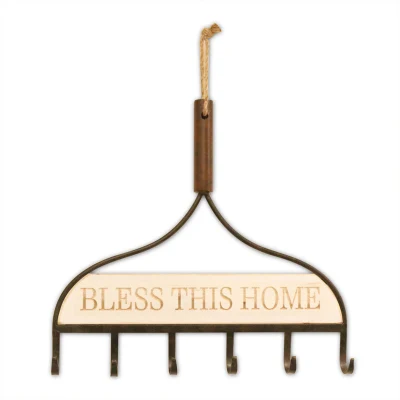 Home Deco Multi-funzionale Hanger da parete ganci appendiabiti ganci da parete Ganci da parete in legno nordico