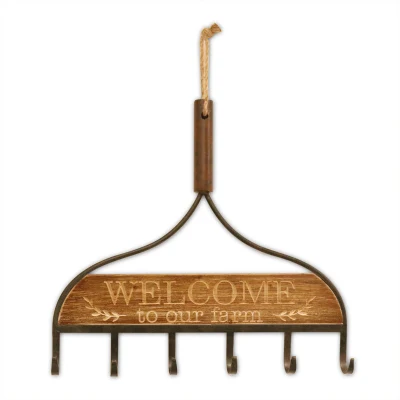 Home Deco Multi-funzionale Hanger da parete ganci appendiabiti ganci da parete Ganci da parete in legno nordico