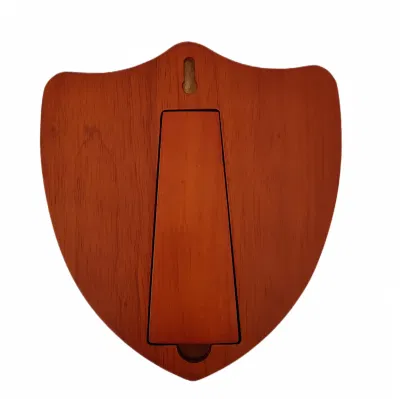 Placca di protezione in legno con finitura opaca in legno massiccio