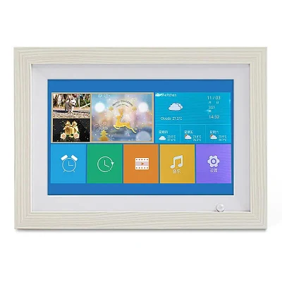 Display IPS LCD Digital Photo Frame da 10.1&quot; montabile a parete Cornice digitale con presentazione automatica