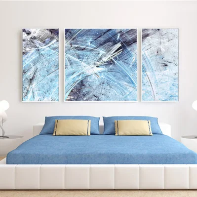 Arredamento soggiorno Wall Pittura astratta incorniciata Art Canvas Stampa