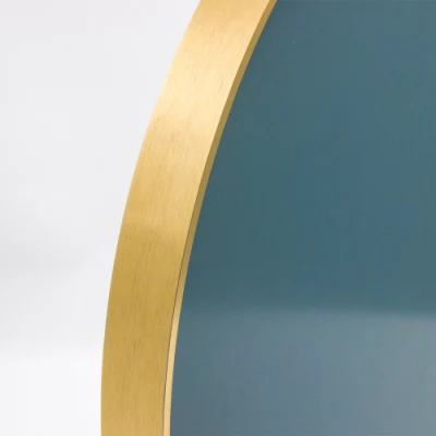 JH elegante cornice Specchio parete bagno cornice oro rotondo Specchio per medicazione