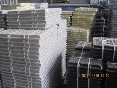 Telaio copri toppa composito in resina di vetro-fibra SMC/BMC En124 Classe, telaio di copertura in plastica FRP/GRP con manico