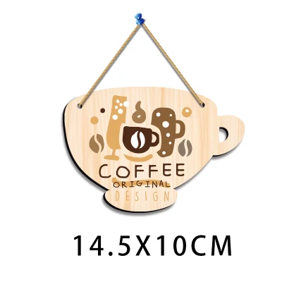 Forma della tazza metallo / segno di legno