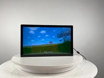 Cornice fotografica digitale con touch screen da 18,5&quot; con montaggio a parete