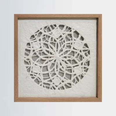 2023 MDF personalizzato Shadow Box immagine Foto incorniciata fiore parete Cornice di decorazione della carta