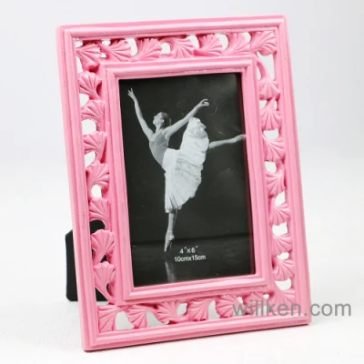 Custom cuore-forma amore matrimonio cornice foto resina antica Home foto Telaio
