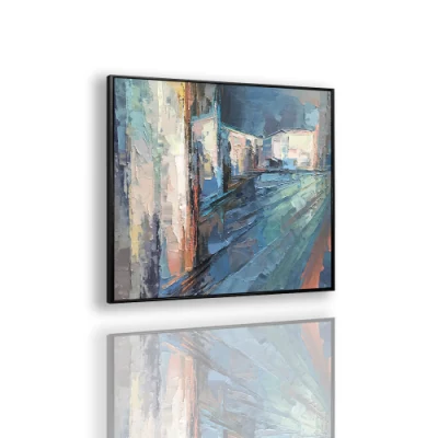 Hot Selling telaio galleggiante Wall Art Paesaggio Picture Print Home Decorazioni in tela Wall Art
